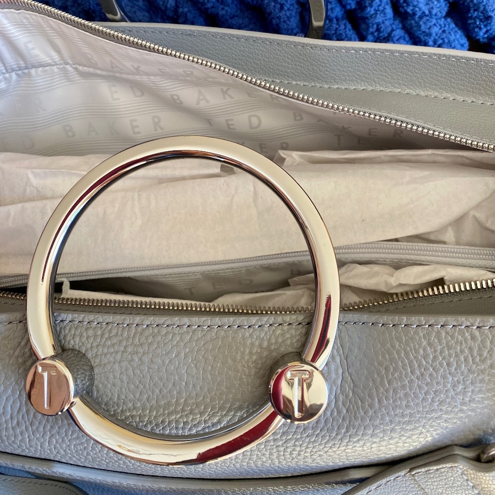Ted Baker tote bag/satchel in light gray